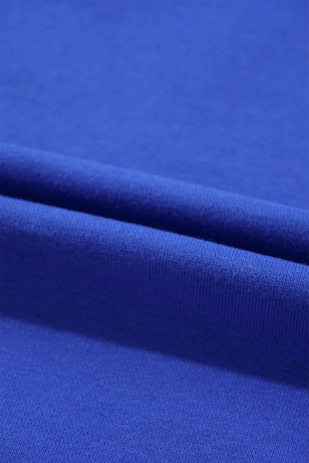 Dark Blue Game Day Crew Neck Graphic Pullover Sweatshirt - Love Salve